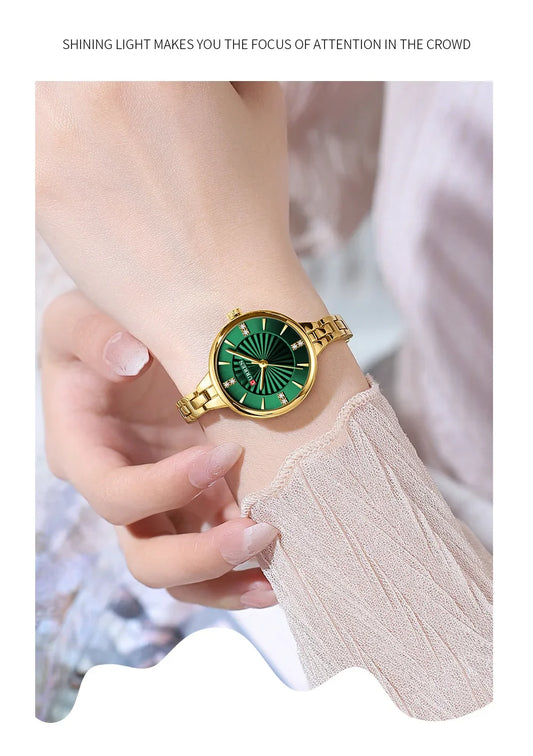 CURREN Luxury Women Bracelet Quartz Watches For Women Magnetic Watch Ladies Sports Dress Wrist Watch Clock Relogio Feminino