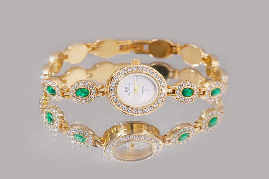 UTHAI New Women Chain Watch Light Luxury Brand Antique Rainbow Bracelet Wristwatch Waterproof Ladies Fashion Quartz Watches