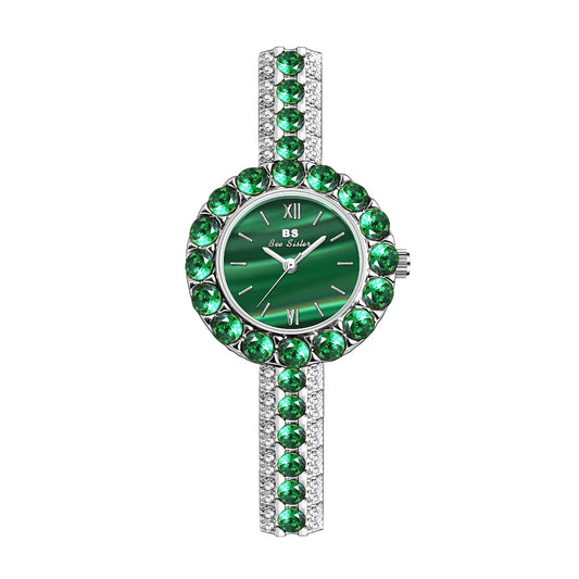 UTHAI New Women's Watch Waterproof Temperament Light Luxury Retro Female Malachite Bracelet Ladies Fashion Clock Watches Gift