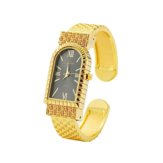 UTHAI W82 Women's Bracelet Watch Fashion Light Luxury Diamonds Small Square Quartz Watches Ladies Metal Wristwatch Jewelry