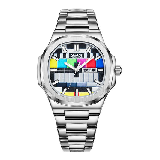 2025 Business Watches Men Brand Mark Fairwhale Fashion Original Retro Design Quartz Wristwatch Man With Calendar Week Hot Sell