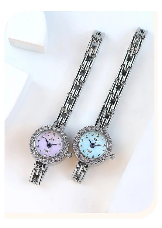 Watch For Women Diamond Bracelet Watch Female Girl Student Digital High end Fashion Quartz Wristwatch Ladies Watches Gift