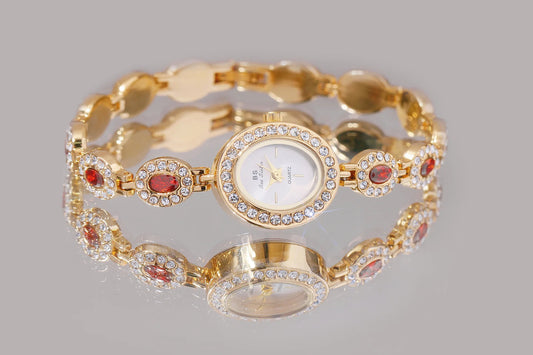 UTHAI New Women Chain Watch Light Luxury Brand Antique Rainbow Bracelet Wristwatch Waterproof Ladies Fashion Quartz Watches