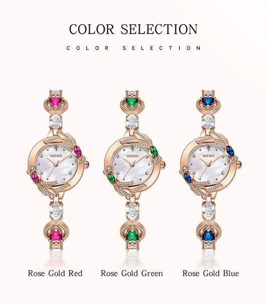 UTHAI W42 Watch For Women Brand Beimu Waterproof Advanced Light Luxury Jewelry Diamond Ladies Bracelet Watches Valentines Gift