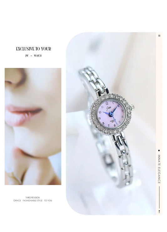 Watch For Women Diamond Bracelet Watch Female Girl Student Digital High end Fashion Quartz Wristwatch Ladies Watches Gift