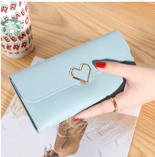 Women's Long Multi-Card Buckle Mobile Phone Wallet