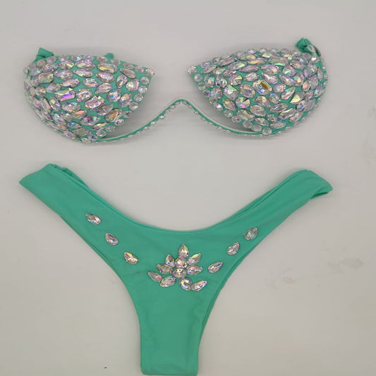 Fancy Diamond Bikini Sew Diamonds