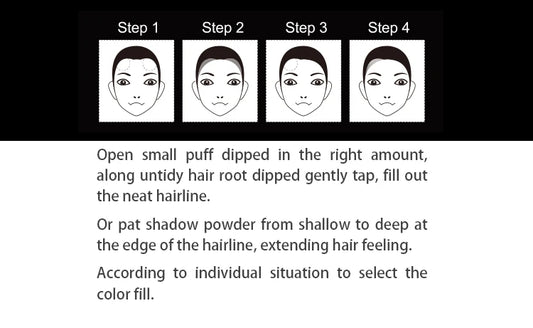 Sevich 8 color Hair Shadow Powder Repair Hair Shadow Hair line Modified Hair Concealer Natural Cover Instant Hair Fluffy Powder