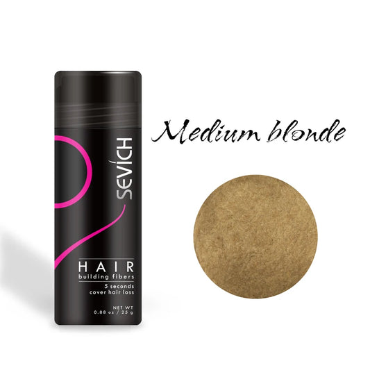 Sevich 25g Hair Fiber Instant Hair Growth Keratin Hair Building Fibers Powder Applicator Comb Extension Hair In Second 10 Color