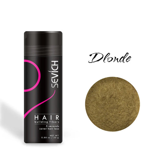 Sevich 25g Hair Fiber Instant Hair Growth Keratin Hair Building Fibers Powder Applicator Comb Extension Hair In Second 10 Color