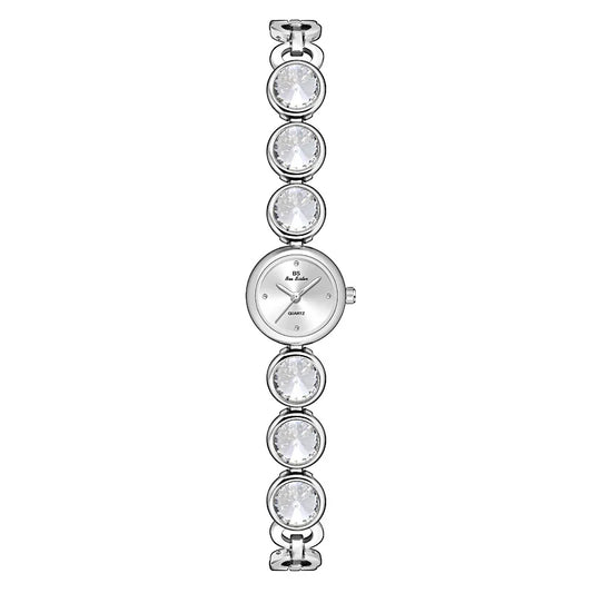 UTHAI Women's Watch Light Luxury Champagne Gold Purple Satellite Bracelet Waterproof LadiesFashion Quartz Clock Watches Gift