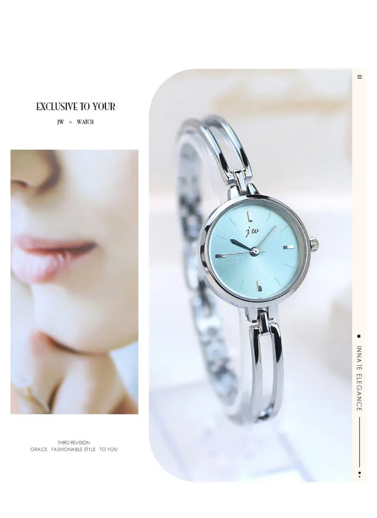 UTHAI W99 Watch For Women Simple Round College Student Watch Light Luxury High end Ladies Fashion Quartz Bracelet Watches Gift