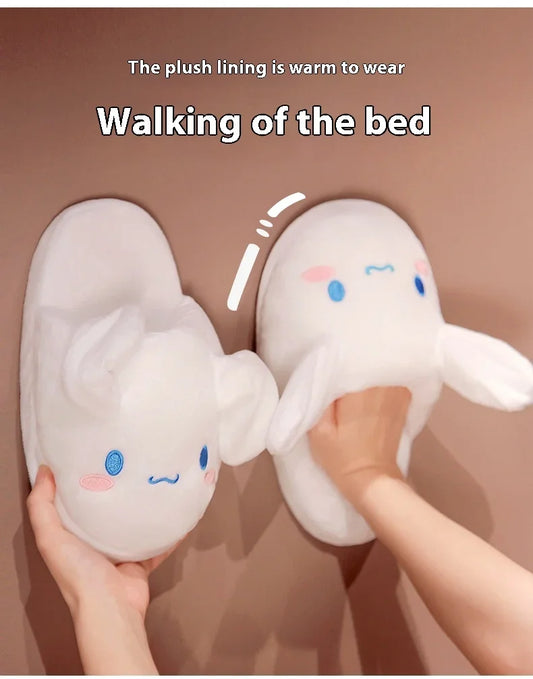 Sanrio Anime Cinnamoroll Movable Ears  Slippers