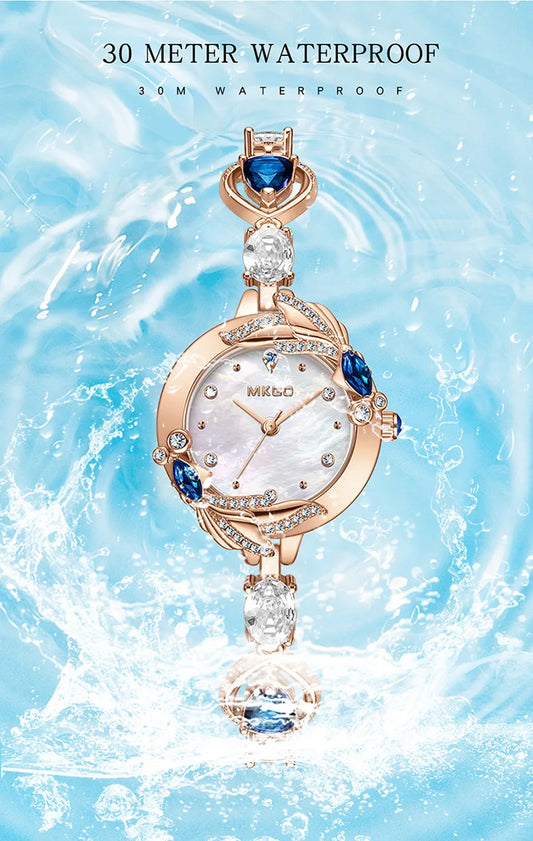 UTHAI W42 Watch For Women Brand Beimu Waterproof Advanced Light Luxury Jewelry Diamond Ladies Bracelet Watches Valentines Gift