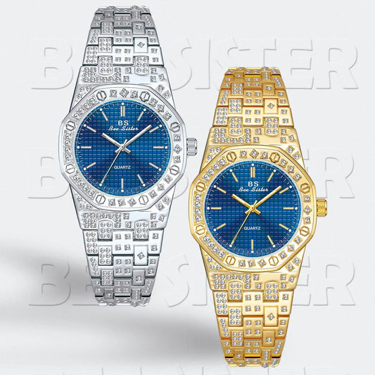 UTHAI Women's Watch Luxury Metal Diamonds European American Middle Eastern Waterproof Ladies Fashion Quartz Watches Clock Gift