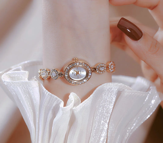 UTHAI New Women Chain Watch Light Luxury Brand Antique Rainbow Bracelet Wristwatch Waterproof Ladies Fashion Quartz Watches