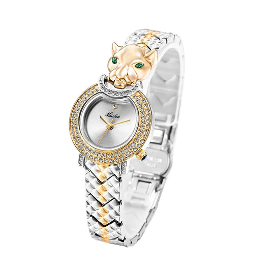 UTHAI W78 Women's Watch Brand Authentic Design Sense Leopard Dial Bracelet Watches Waterproof Trend Female Fashion Quartz Clock