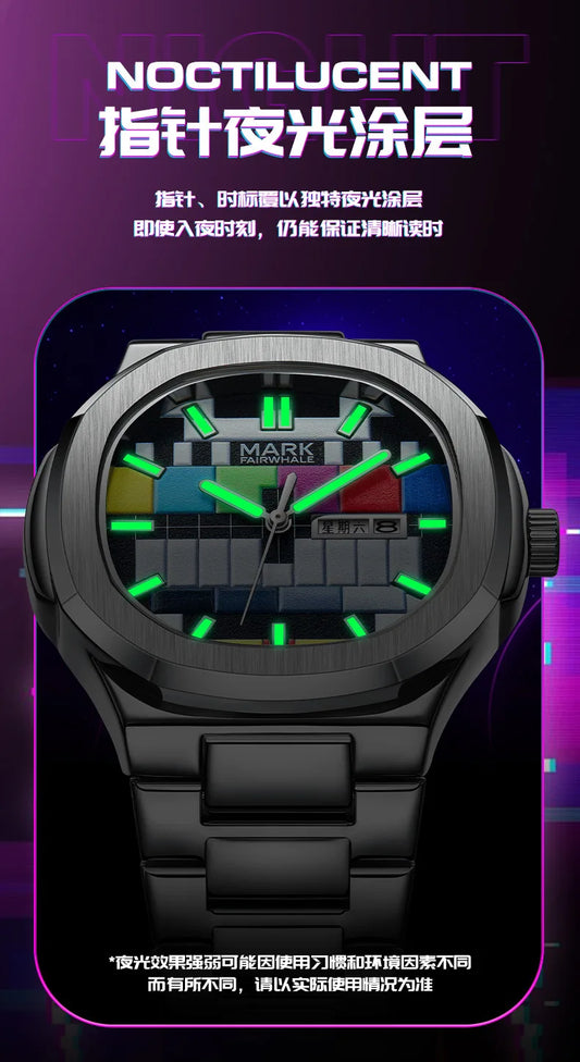 2025 Business Watches Men Brand Mark Fairwhale Fashion Original Retro Design Quartz Wristwatch Man With Calendar Week Hot Sell