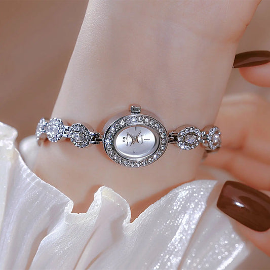 UTHAI New Women Chain Watch Light Luxury Brand Antique Rainbow Bracelet Wristwatch Waterproof Ladies Fashion Quartz Watches