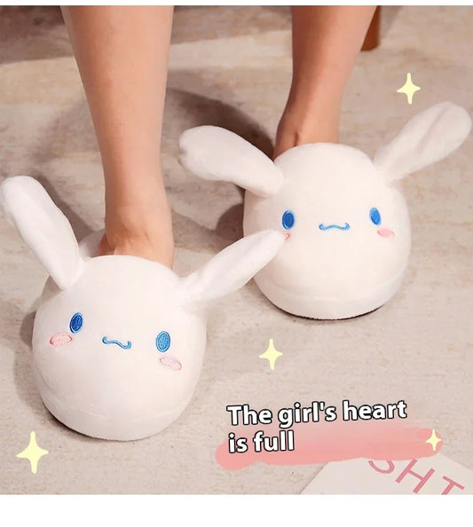 Sanrio Anime Cinnamoroll Movable Ears  Slippers
