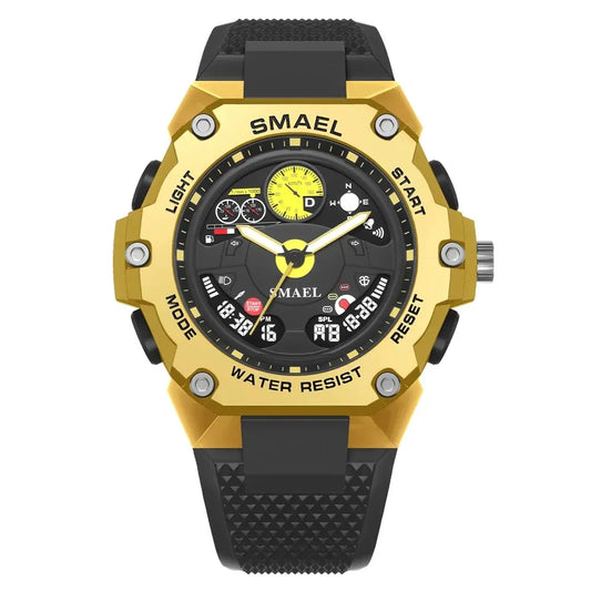 SMAEL Brand Waterproof Dropshipping Watch Alarm Clock 8092 Young Fashion Quartz Sport Wristwatches