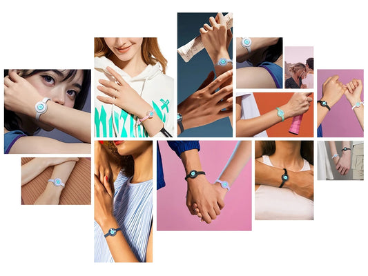 Totwoo Long Distance Touch Bracelets for Couples-Candy Series, Vibration & Light up for Love Couples Bracelets Relationship Gift