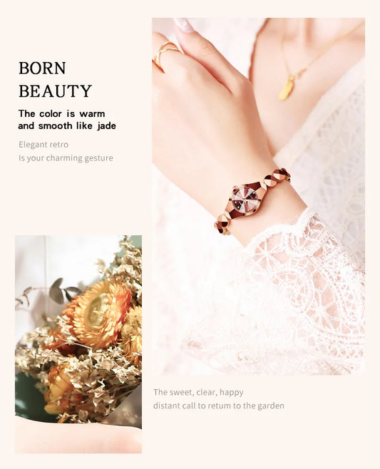 BINBOND 220 Women's Watch Waterproof High End Exquisite Bracelet Fashion Ins Style Light Luxury Quartz Watches for Woman Часы