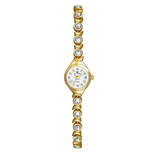 UTHAI V66 Women's Chain Watch Light Luxury Brand Star Moon Zircon Waterproof Ladies Fashion Bracelet Watches Accessories Gift