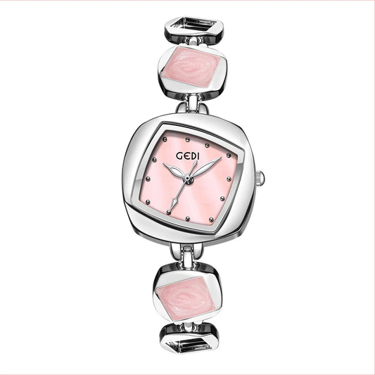 Women Bracelet Watch Light Luxury Creative Irregular Diamond shaped Watches Ladies Premium Exquisite Gem Quartz Wristwatch Gift