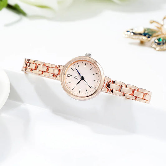 UTHAI W103 Women Fashion Quartz Watch Clock Minimalist College/High School Girls Wristwatch Female Metal Bracelet Watches Gift