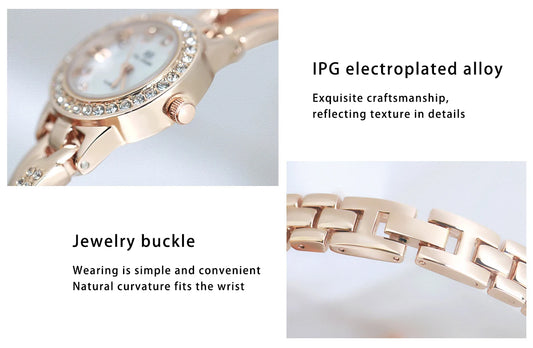 Women Watch Chain Light Luxury brand Butterfly Full Diamond Waterproof Student Female Fashion Quartz Bracelet Wristwatches Gift