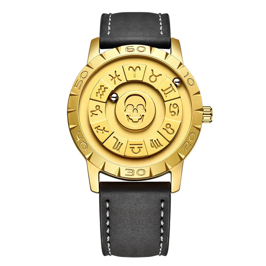 FOXBOX Luxury Skull Design Watch Men Fashion Business Watch Men Full Steel Sport Military Waterproof Men's Quartz Wristwatches