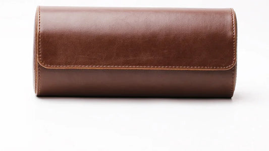 3 Slots Grids Watch Box Roll Travel Case Chic Portable Vintage Leather Display Storage Boxes High Quality Gift Watch Case