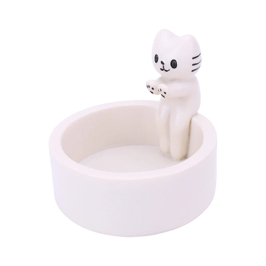 Cartoon Cat Candle Holder Cat Tea Light Candle Holder Cute Grilled Cat Aromatherapy Candle Holder Desktop Decorative Ornaments