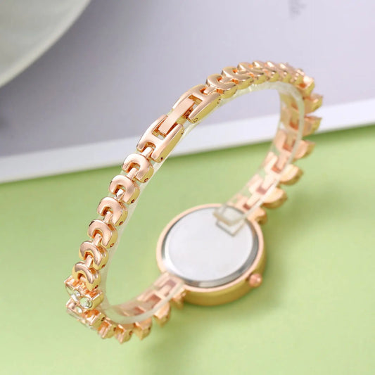 UTHAI W75 Mermaid Women's Watch Light Luxury Small Group Bracelet Watches Full Diamond Clock Female's Fashion Quartz Watch Gift