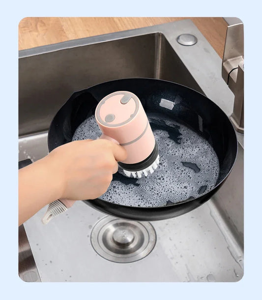 New Electric Cleaning Brush 3 Brush Heads Cleaner Multifunctional Cleaning Pots and Dishes For Kitchen Bathroom Bathtub Glass