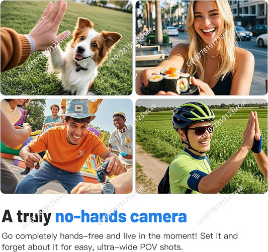 Exquisite WIFI 1080P/4k Magnetically Mounted H.265 Action Camera with Removable Cover 30m Waterproof Thumb  Camera