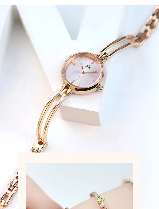 UTHAI W99 Watch For Women Simple Round College Student Watch Light Luxury High end Ladies Fashion Quartz Bracelet Watches Gift