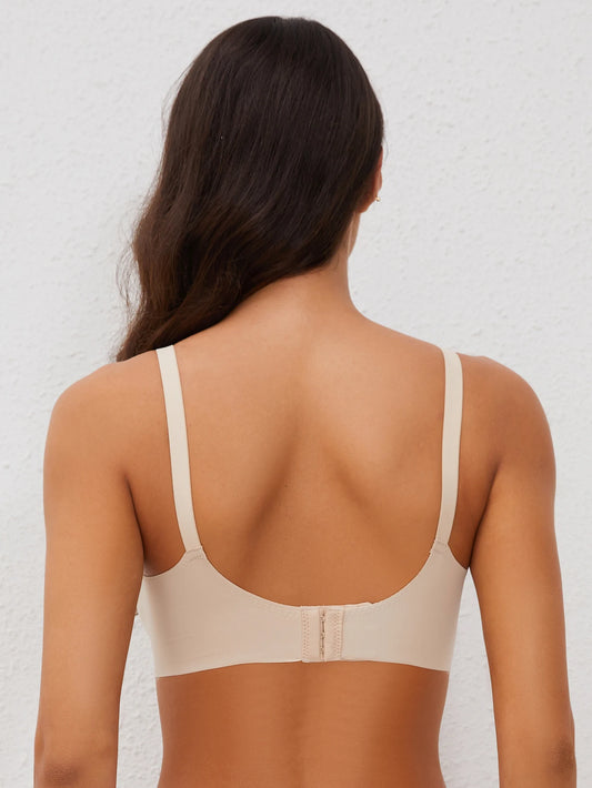 Traceless Women's Comfortable and Breathable Ultra Thin Breastfeeding Bra Detachable Breastfeeding Bra