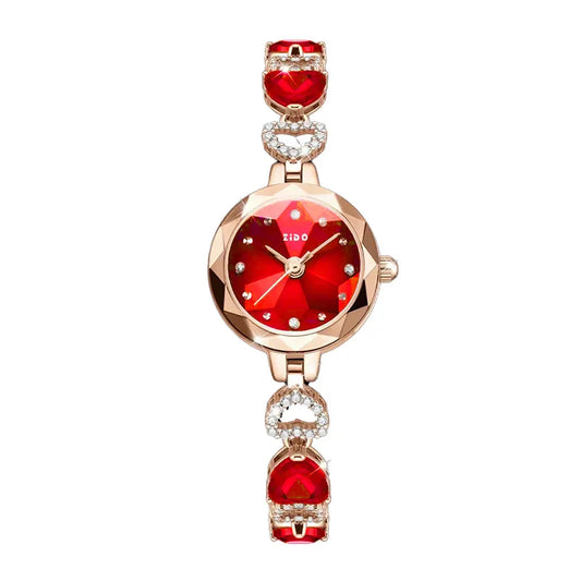 UTHAI L92 Women's Watch Brand Advanced Fashion Light Luxury Crystal Inlaid Diamond Waterproof Female Quartz Watches Clock