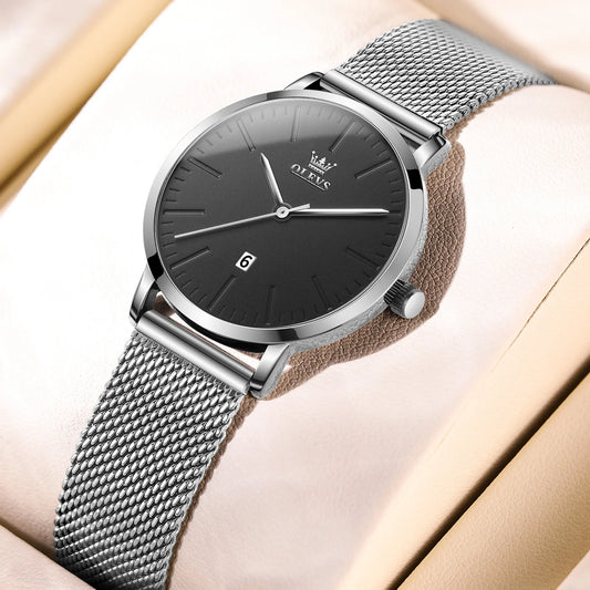 OLEVS Luxury Fashion Watch for Women Rose Gold Waterproof Quartz Ladies Wristwatch Original Simple Women's Watches Montre Femme