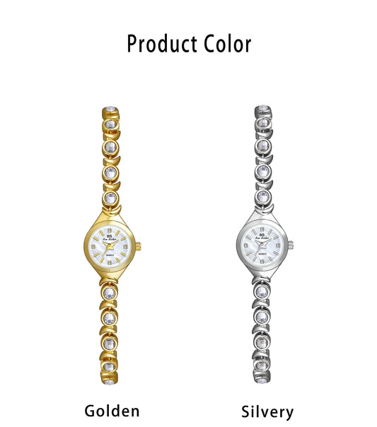 UTHAI V66 Women's Chain Watch Light Luxury Brand Star Moon Zircon Waterproof Ladies Fashion Bracelet Watches Accessories Gift