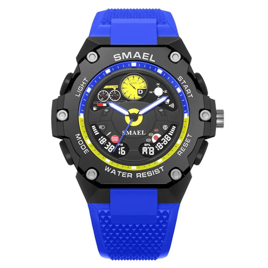 SMAEL Brand Waterproof Dropshipping Watch Alarm Clock 8092 Young Fashion Quartz Sport Wristwatches