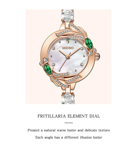 UTHAI W42 Watch For Women Brand Beimu Waterproof Advanced Light Luxury Jewelry Diamond Ladies Bracelet Watches Valentines Gift