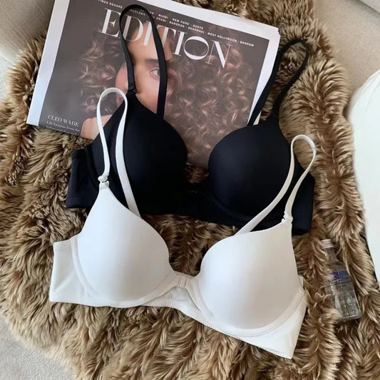 Seamless Push Up Bra Front Closure Bras For Women Small Cup Non-wire Brassiere Sexy Lingerie Female S-XL Underwear Intimates