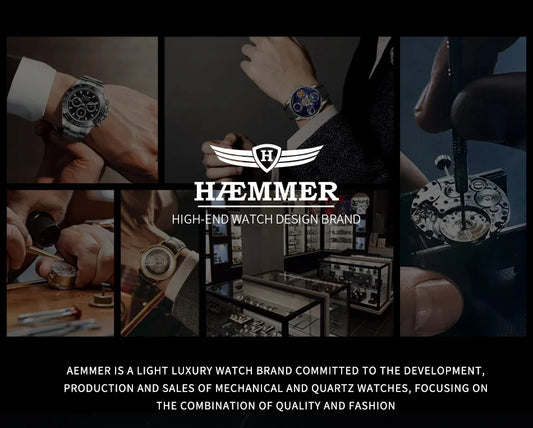 HAEMMER High end Design New Mechanical Watch NH35 Rotating Dial Las Vegas Roulette Desktop Theme Men's Diamond Luminous Watch