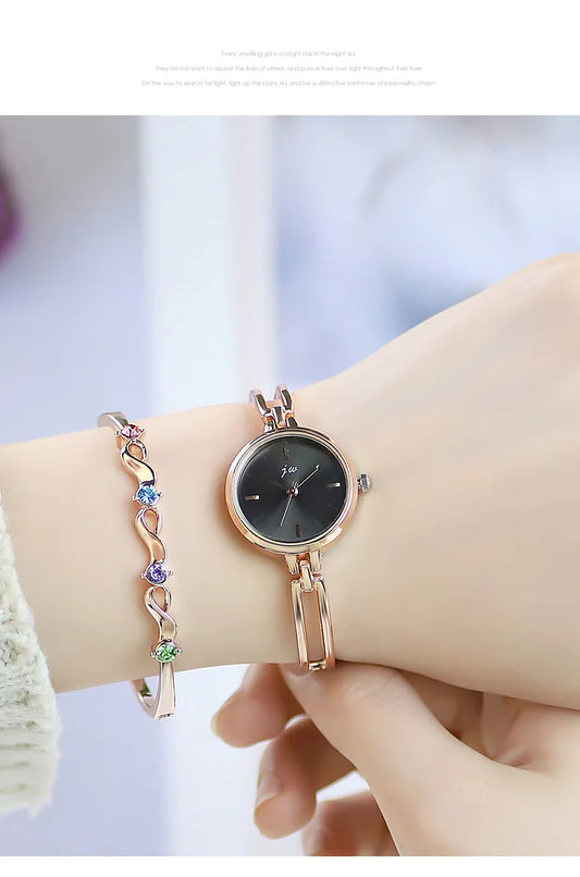 UTHAI W99 Watch For Women Simple Round College Student Watch Light Luxury High end Ladies Fashion Quartz Bracelet Watches Gift