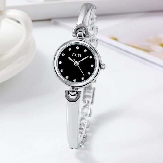 UTHAI W34 Women's Bracelet Watch Light Luxury Simple Exquisite Round Dial Waterproof Clock Lady Fashion Korean Quartz Watches