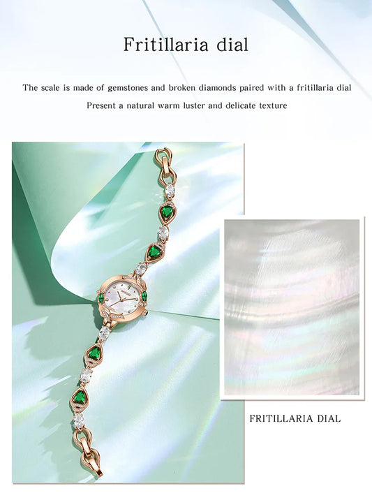 UTHAI W42 Watch For Women Brand Beimu Waterproof Advanced Light Luxury Jewelry Diamond Ladies Bracelet Watches Valentines Gift