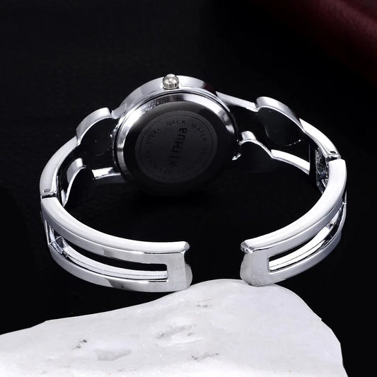 UTHAI Watch For Women Fashion Steel Band Light Luxury Bracelet Korean Version Love Girl Student Quartz Wristwatches Gift